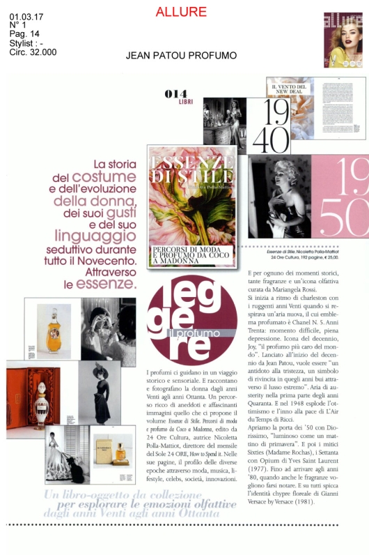 Jean Patou su Allure