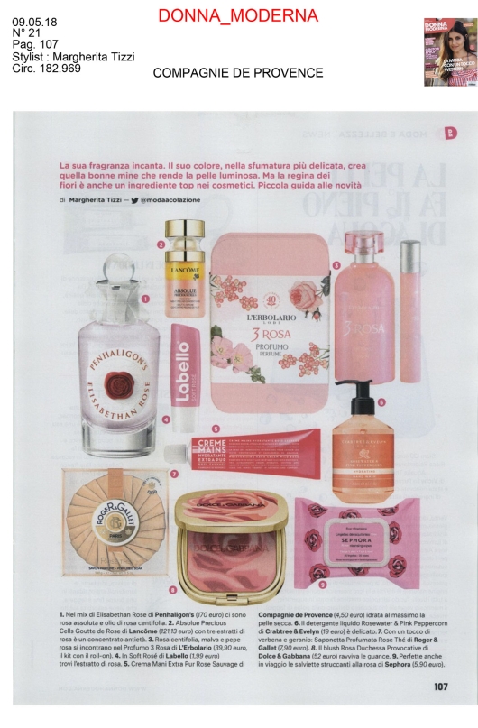 Compagnie de Provence su Donna Moderna