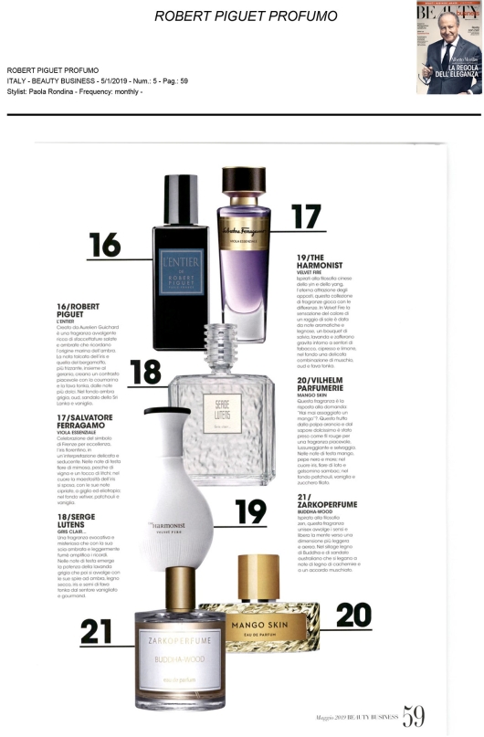 L'Entier di Robert Piguet su Beauty Business