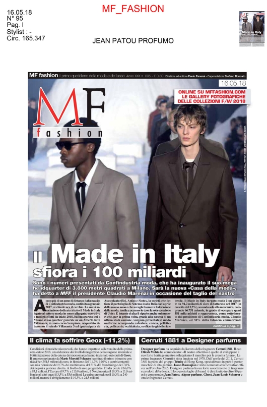 Jean Patou su MF fashion