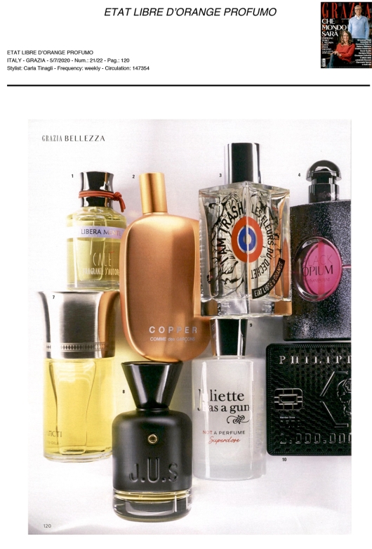 Eta Libre d'Orange e JUS su Grazia