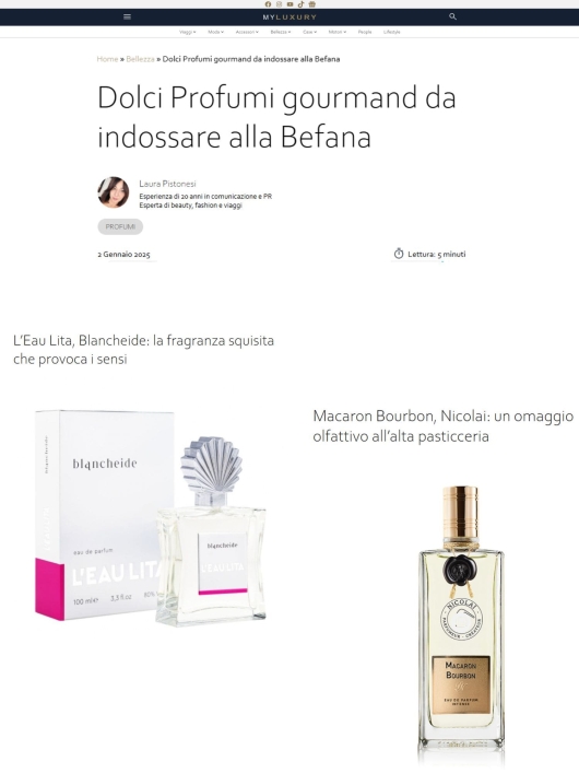 Nicolaï e Blancheide su My Luxury 2 Gennaio 2025