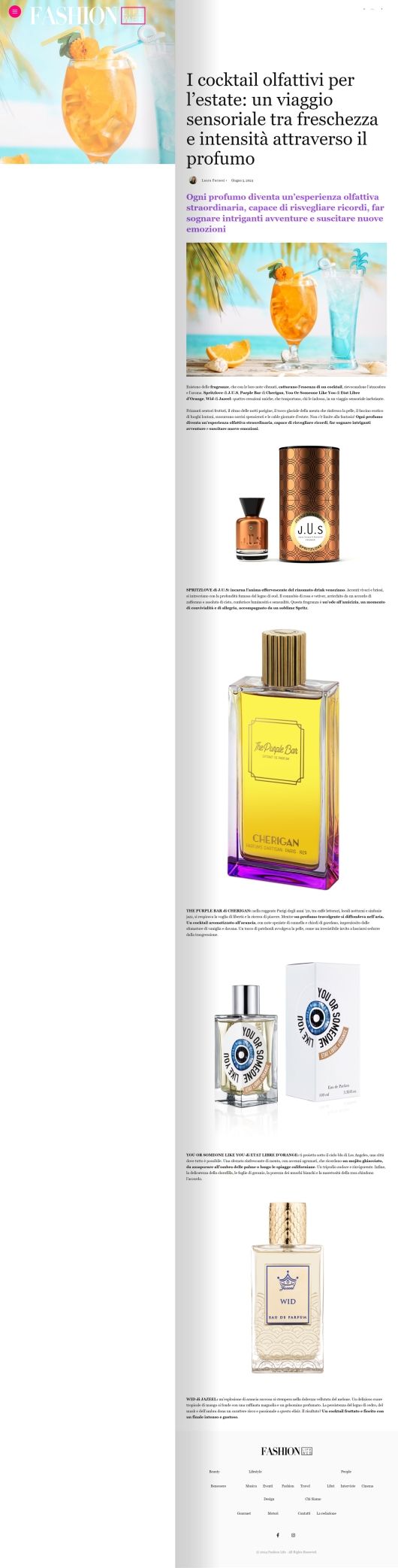 I nostri brand su Fashionlifeweb 3 giugno 2024