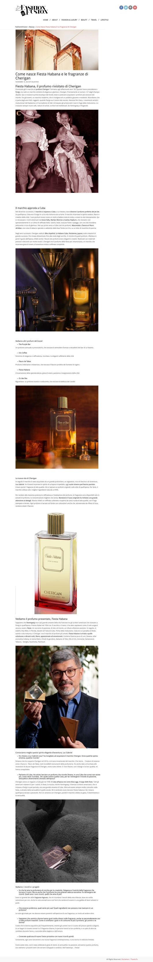 Cherigan su FashioninFusion