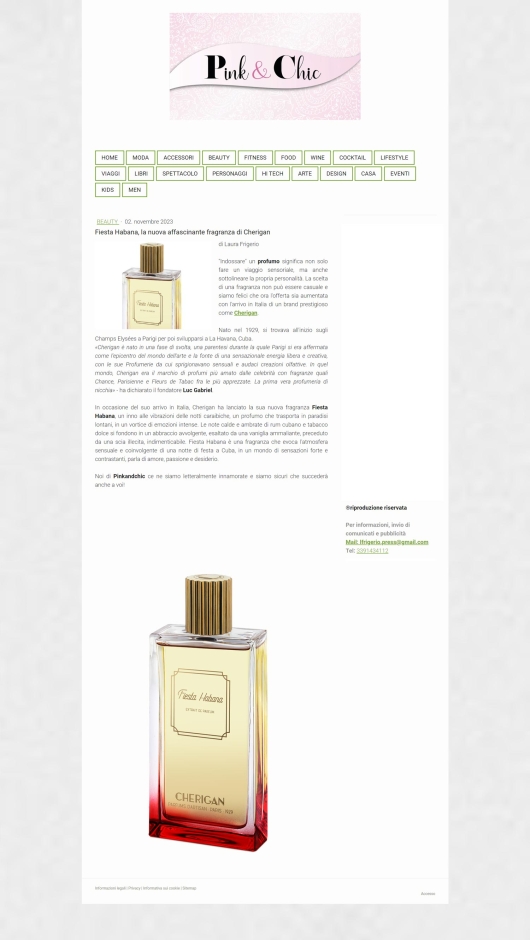 Cherigan su Pink&Chic