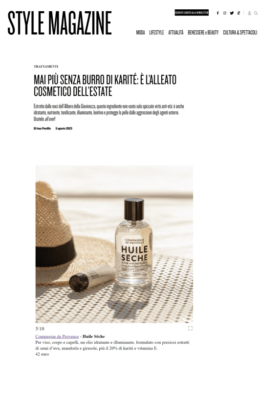 Compagnie de Provence su Corriere.it