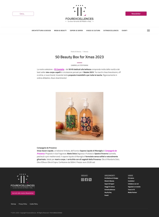 Compagnie de Provence su Four Excellences