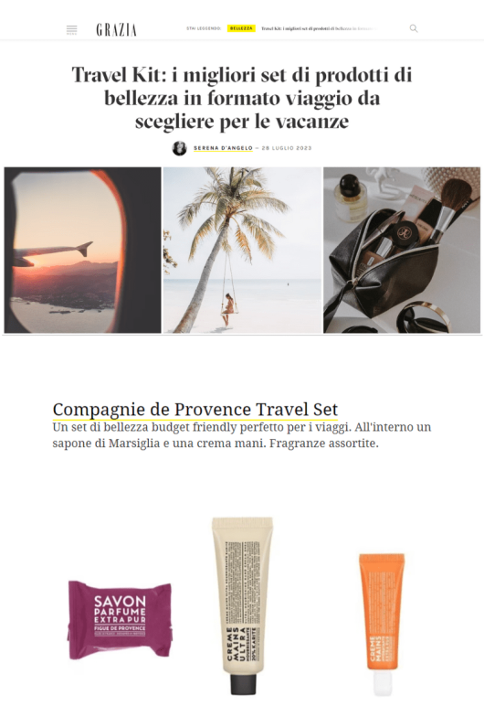 Compagnie de Provence su Grazia.it