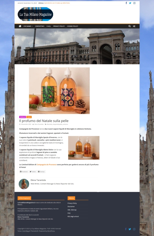 Edizioni limitate Compagnie de Provence su Latuamilanomagazine