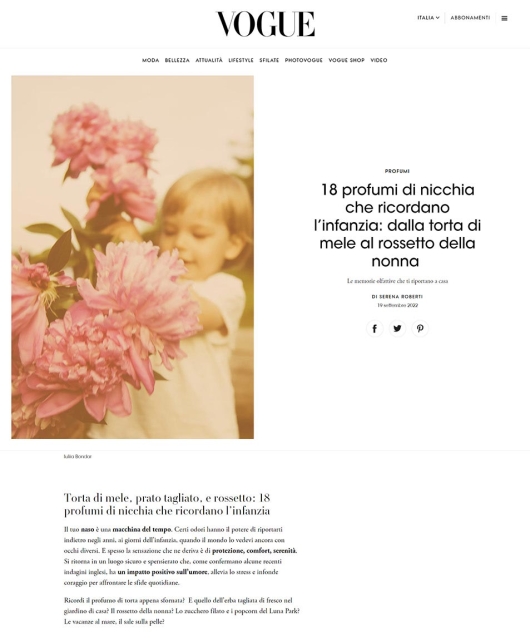 Etat Libre d'Orange su vogue.it