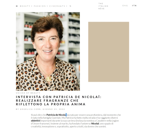 Nicolai su theitalianreve.com
