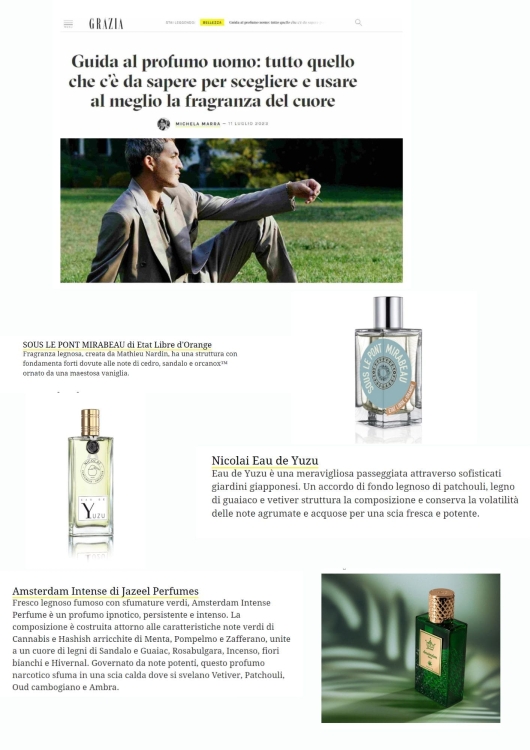 Etat Libre d'Orange, Nicolaï e Jazeel su Grazia.it