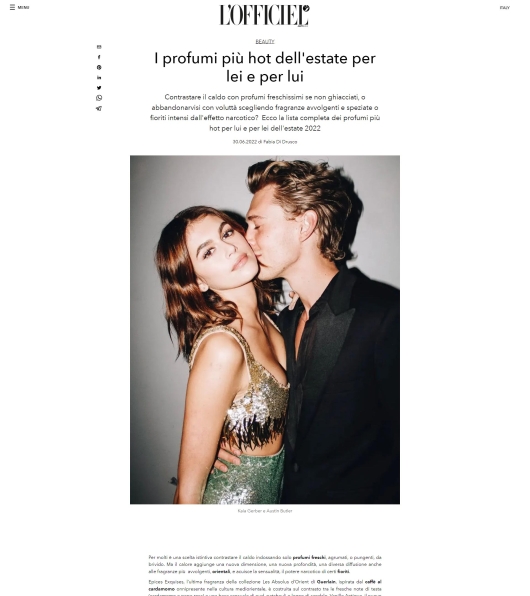 Robert Piguet su L'Officiel Italia