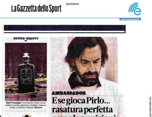 Geo F. Trumper su La Gazzetta dello Sport