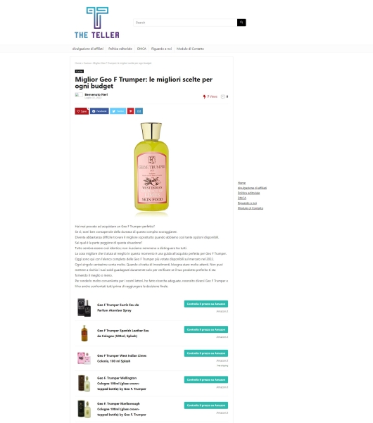 Geo F. Trumper su theteller.it