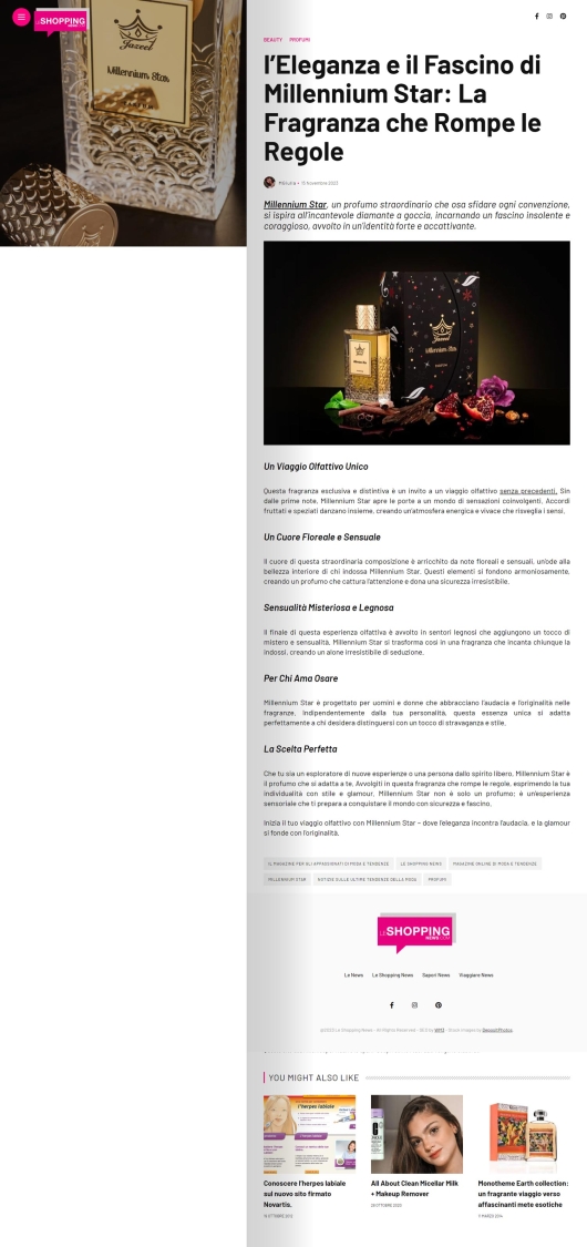 Jazeel su Shopping News