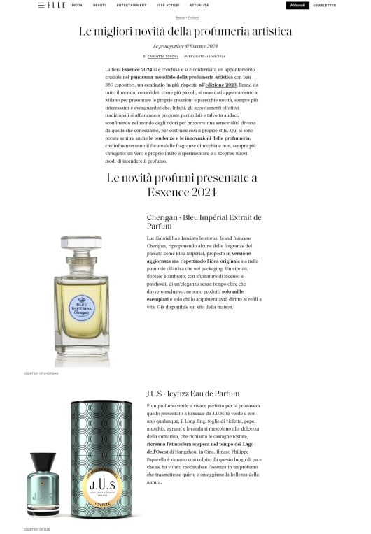 Cherigan e J.U.S. su Elle