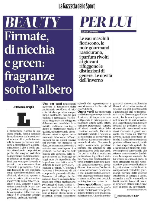 Mes Bisous su La Gazzetta dello Sport