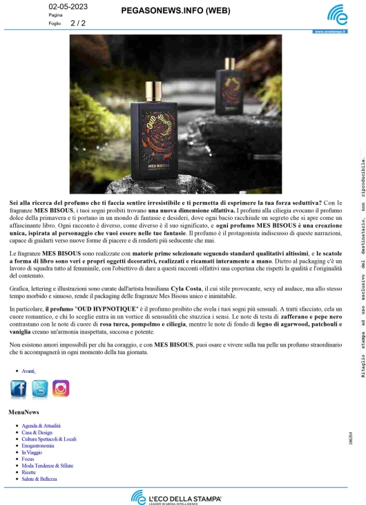 Mes Bisous su pegasonews