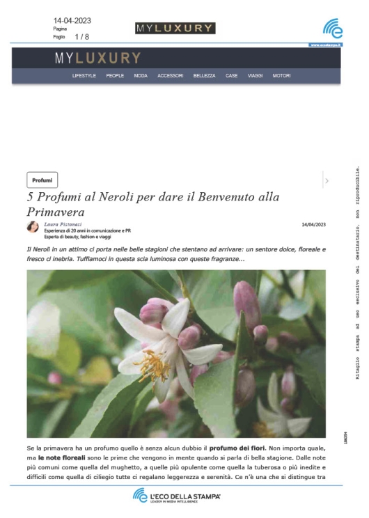 Nicolaï e Etat Libre d'Orange su myluxury.it