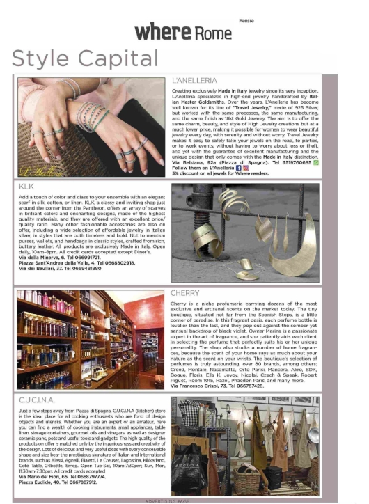 Nicolai, Robert Piguet su Where Rome - Style Capital - 