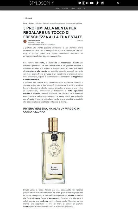 Blancheide su Stylosophy 07 Giugno 2024