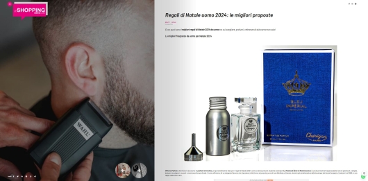 Officina Parfum su Le Shopping News 6 Dicembre 2024