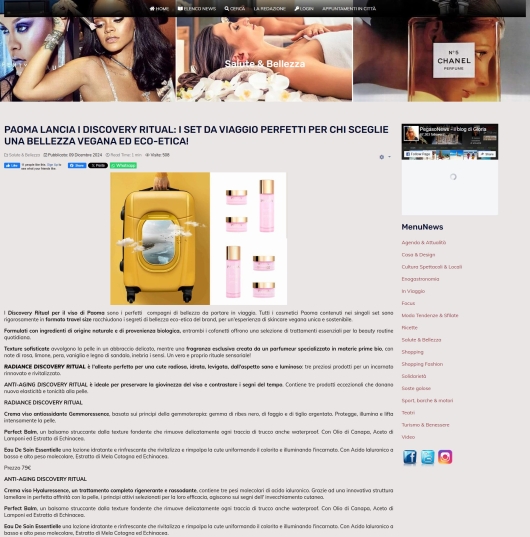 Paoma su Pegasonews 9 Dicembre 2024