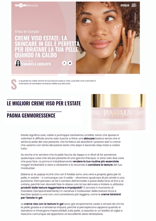 Paoma su Thewom.it 11 Luglio 2023