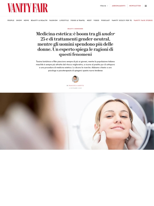 Paoma su Vanity Fair 6 Novembre 2024