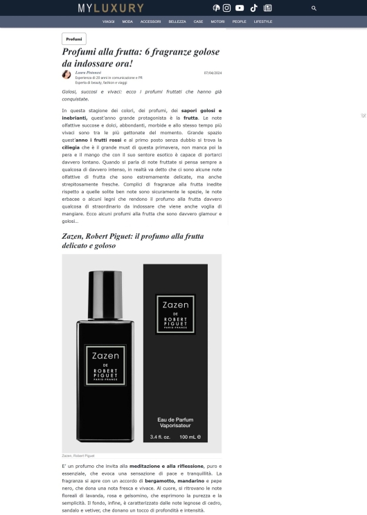 Robert Piguet su Myluxury 07 aprile 2024