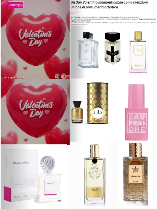 Reminiscence, For Them, Cherigan, J.U.S., Robert Piguet, Blancheide, Nicolaï e Jazeel su Le Shopping News 28 Gennaio 2025