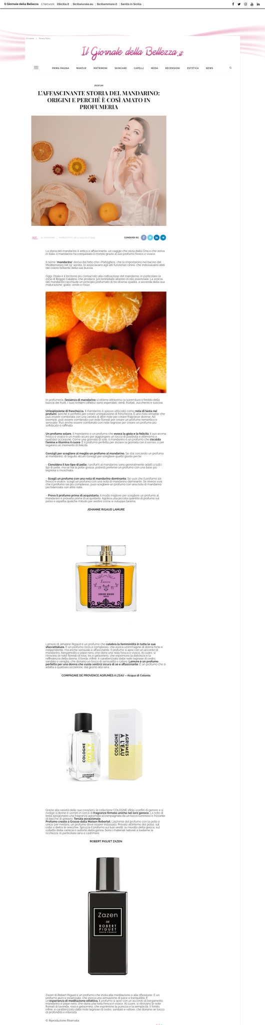 Robert Piguet, JehanneRigaud e Compagnie de Provence su Ilgiornaledellabellezza 