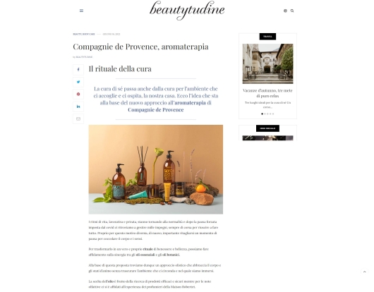 Compagnie de Provence su beautytudine.com