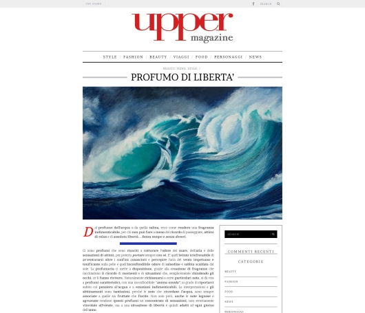 Robert Piguet su Upper Magazine